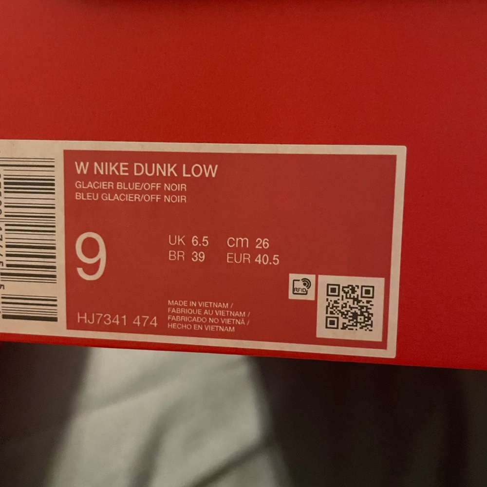 Nike Dunk Low Glacier Blue/Off Noir Sneakers